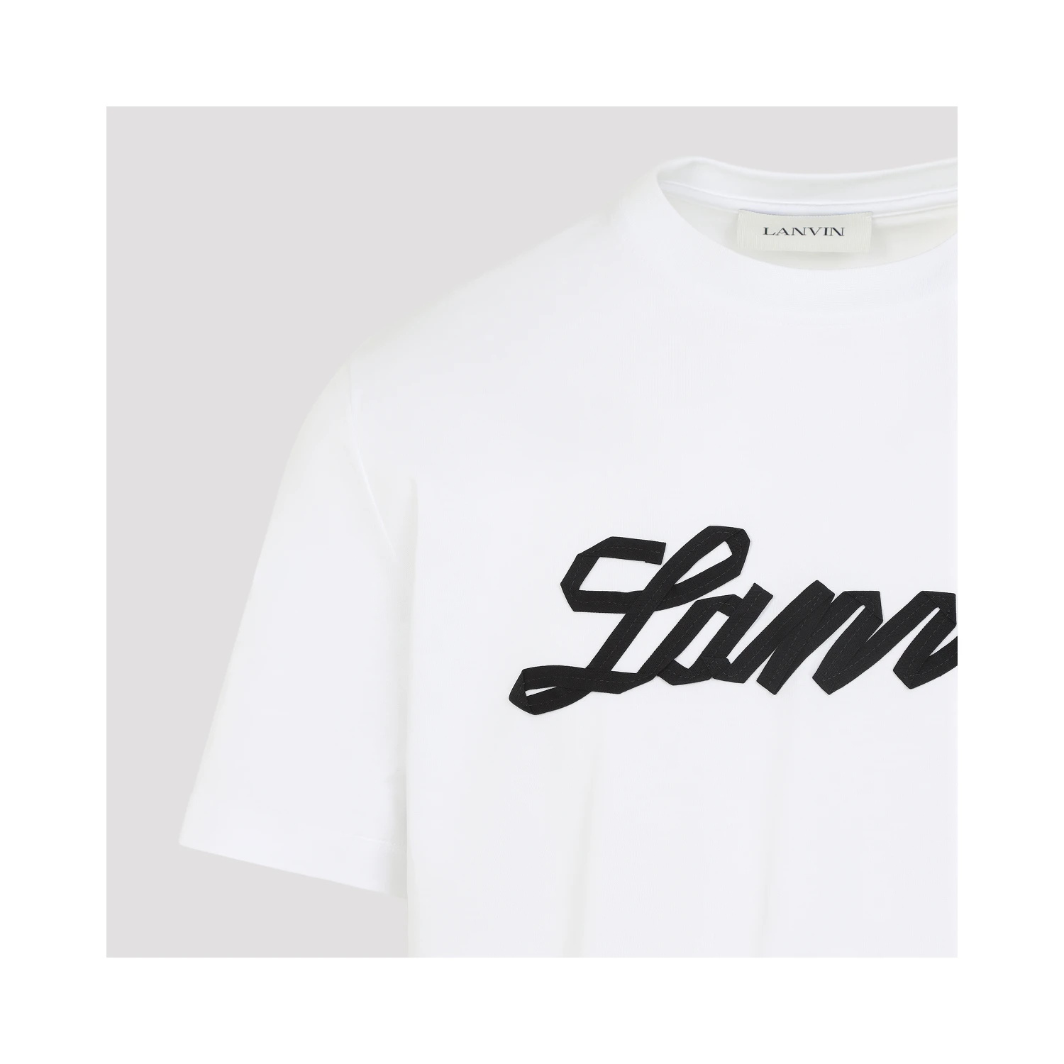 Lanvin Embroidered Logo T-Shirt