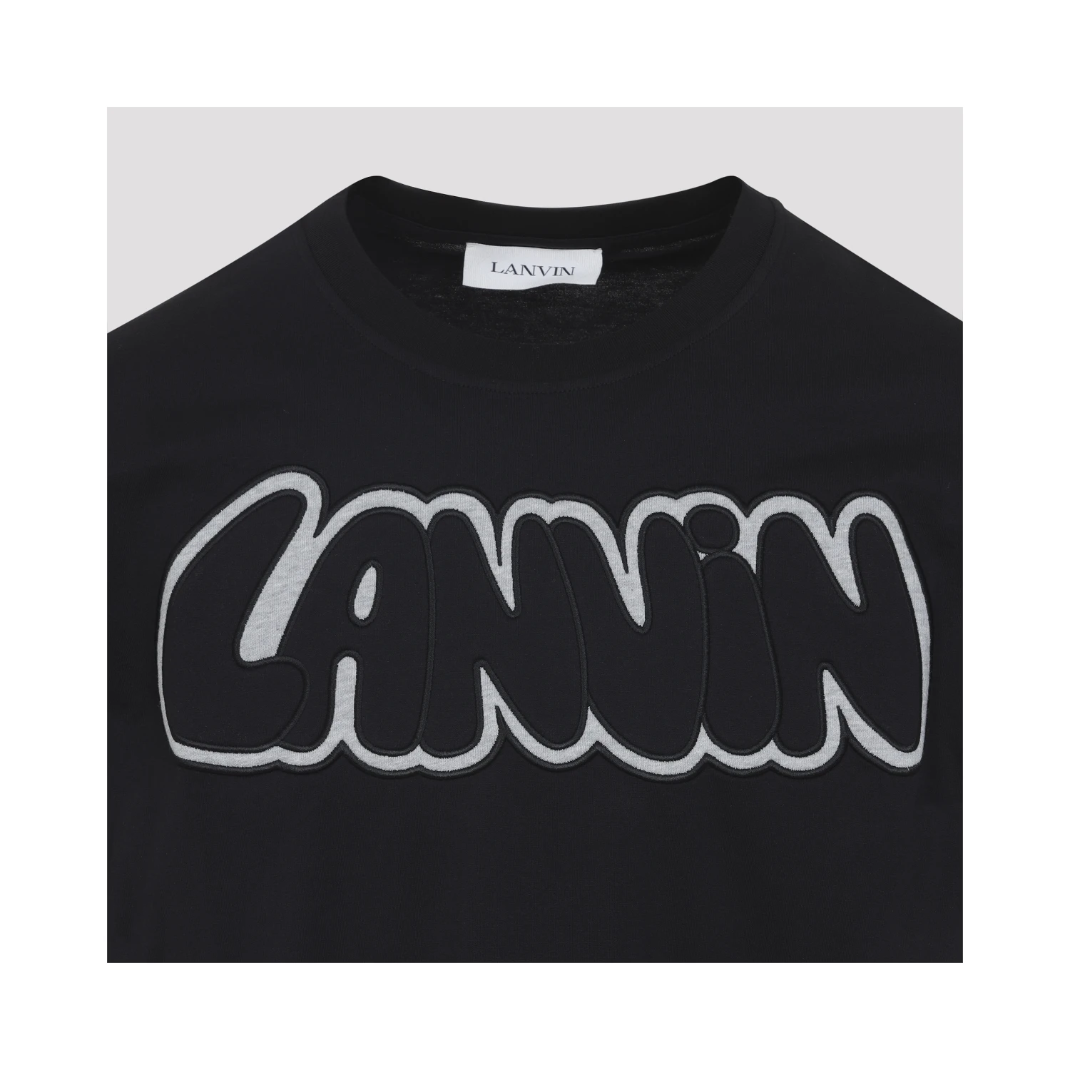Lanvin Embroidered Logo T-shirt