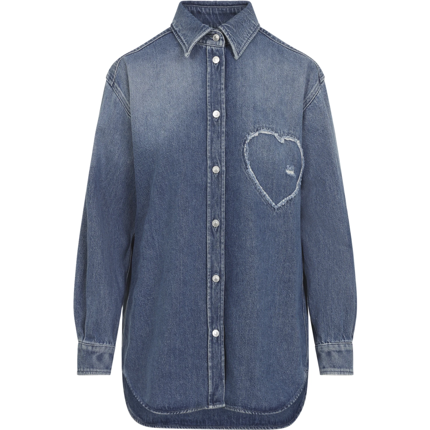 Moschino Heart Denim Shirt