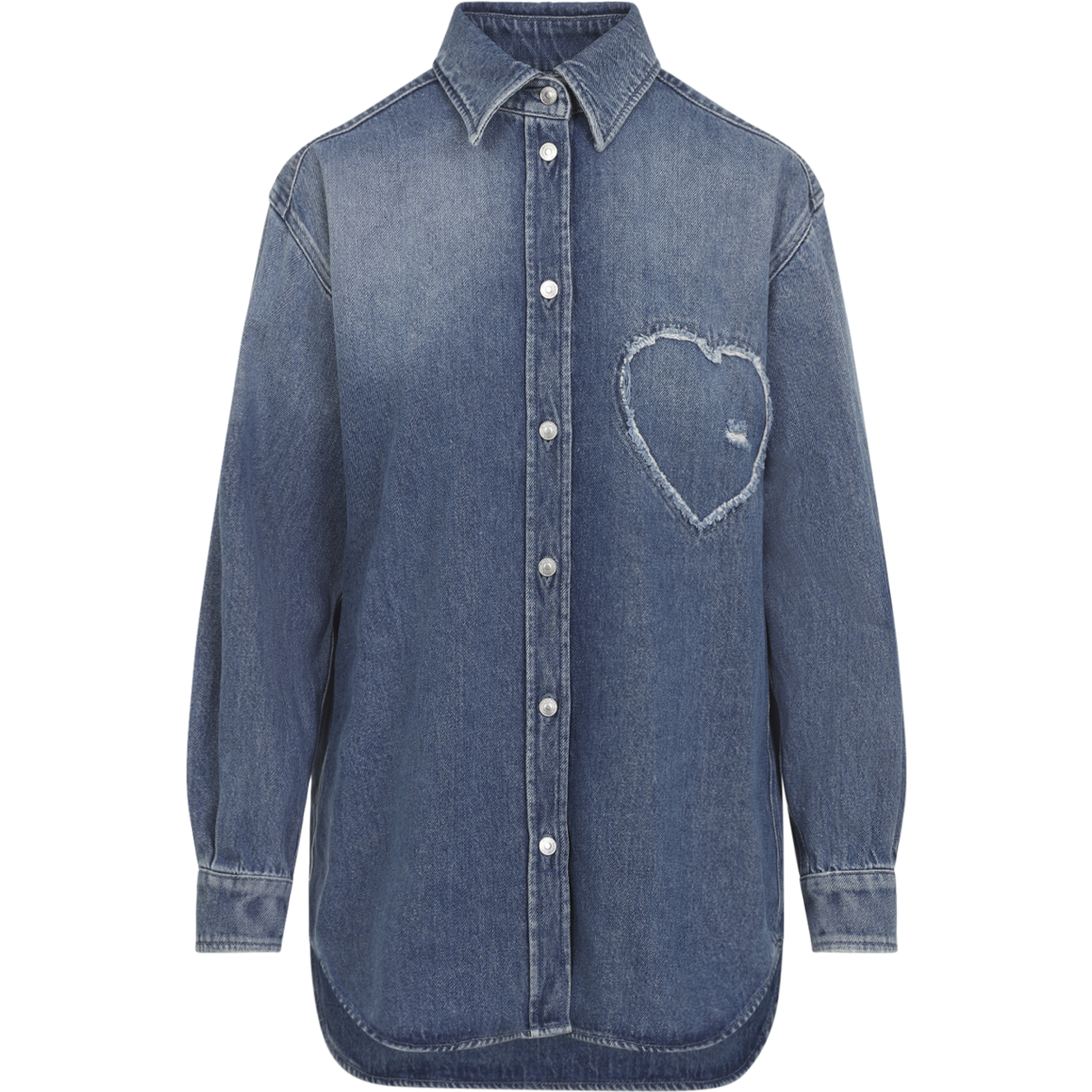 Moschino Heart Denim Shirt