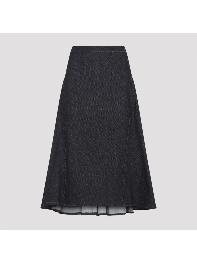 Jacquemus La Jupe De-Nimes Lavoir Midi Skirt