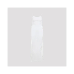 Jacquemus La Robe Maille Plumetis Long Dress