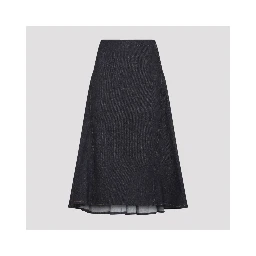 Jacquemus La Jupe De-Nimes Lavoir Midi Skirt