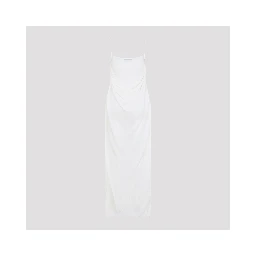 Jacquemus La Robe Maille Plumetis Long Dress