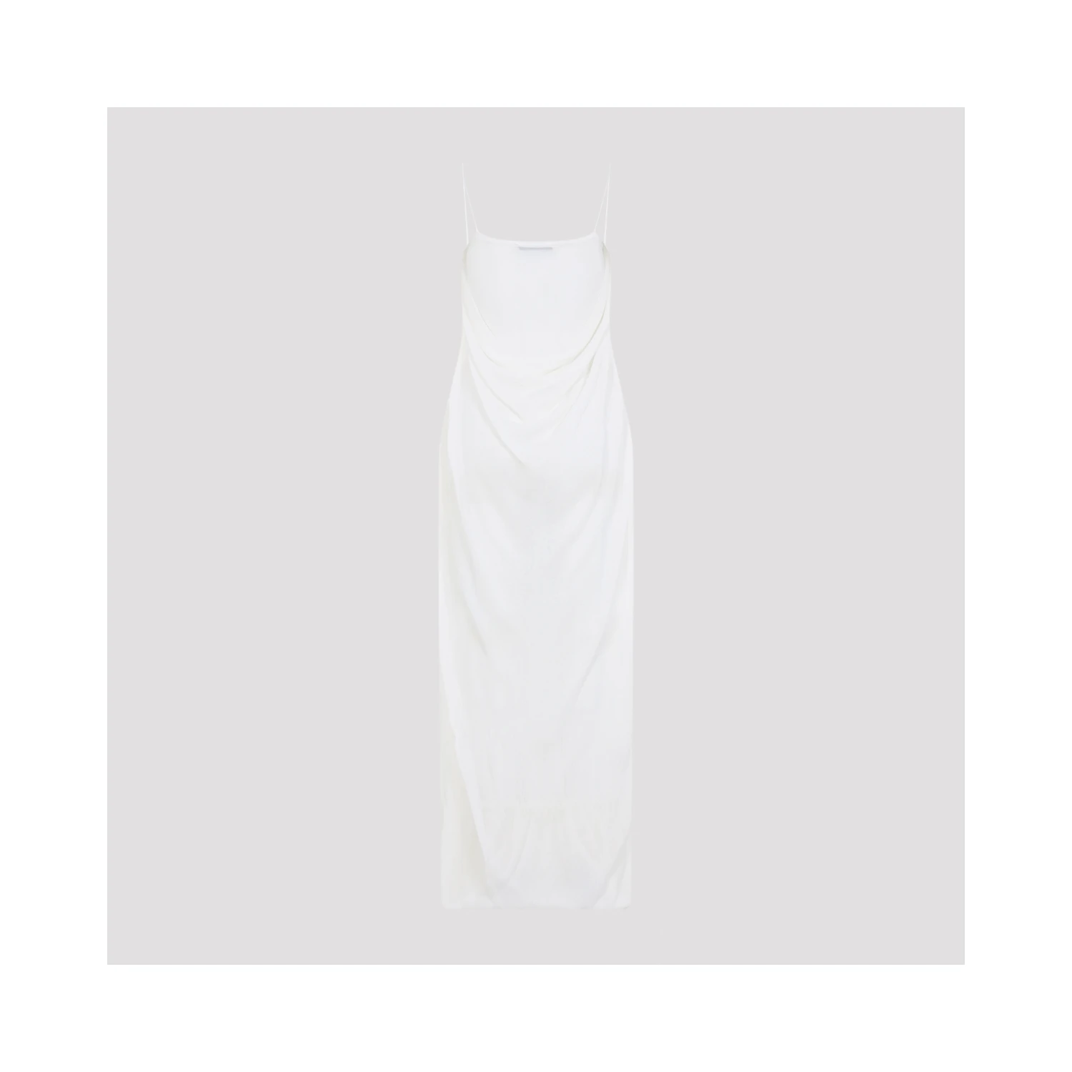 Jacquemus La Robe Maille Plumetis Long Dress