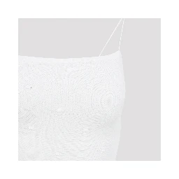 Jacquemus La Robe Maille Plumetis Long Dress