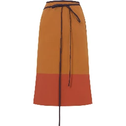 Saint Laurent Nylon Midi Skirt