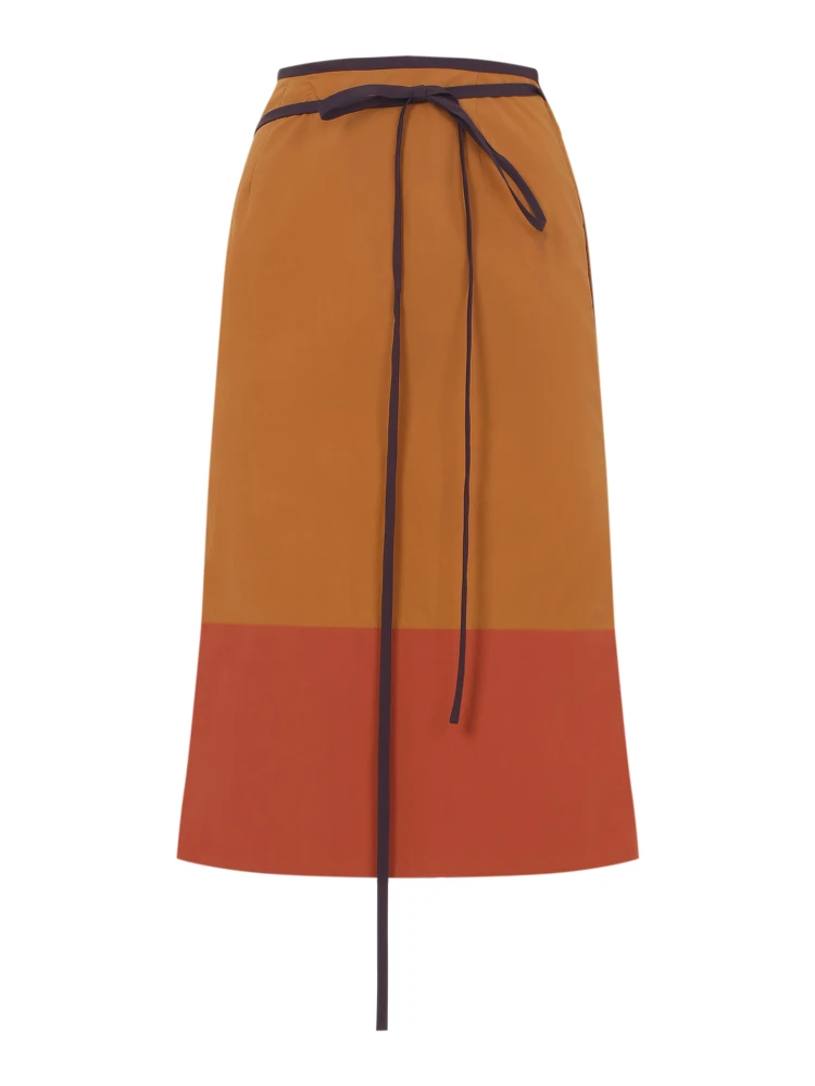 Saint Laurent Nylon Midi Skirt alternative