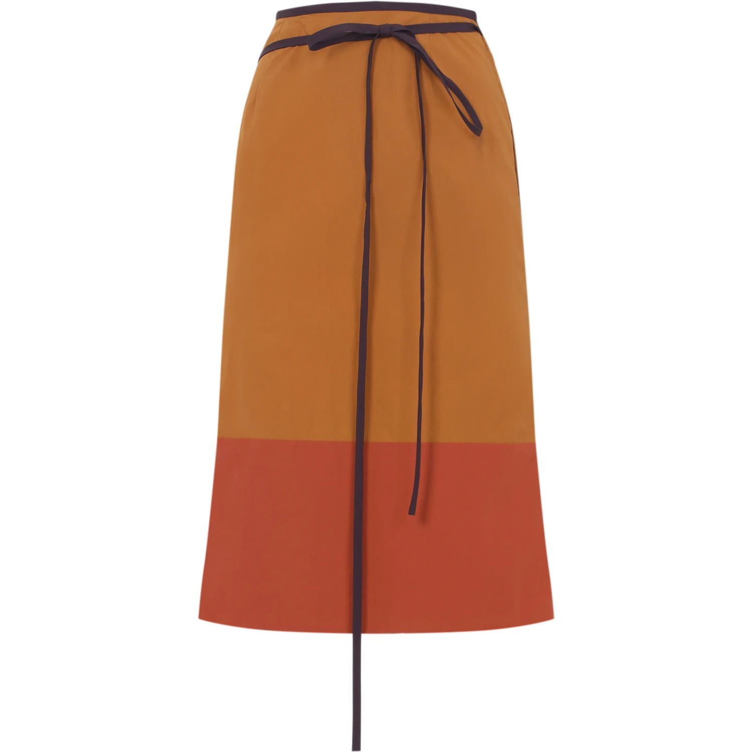 Saint Laurent Nylon Midi Skirt