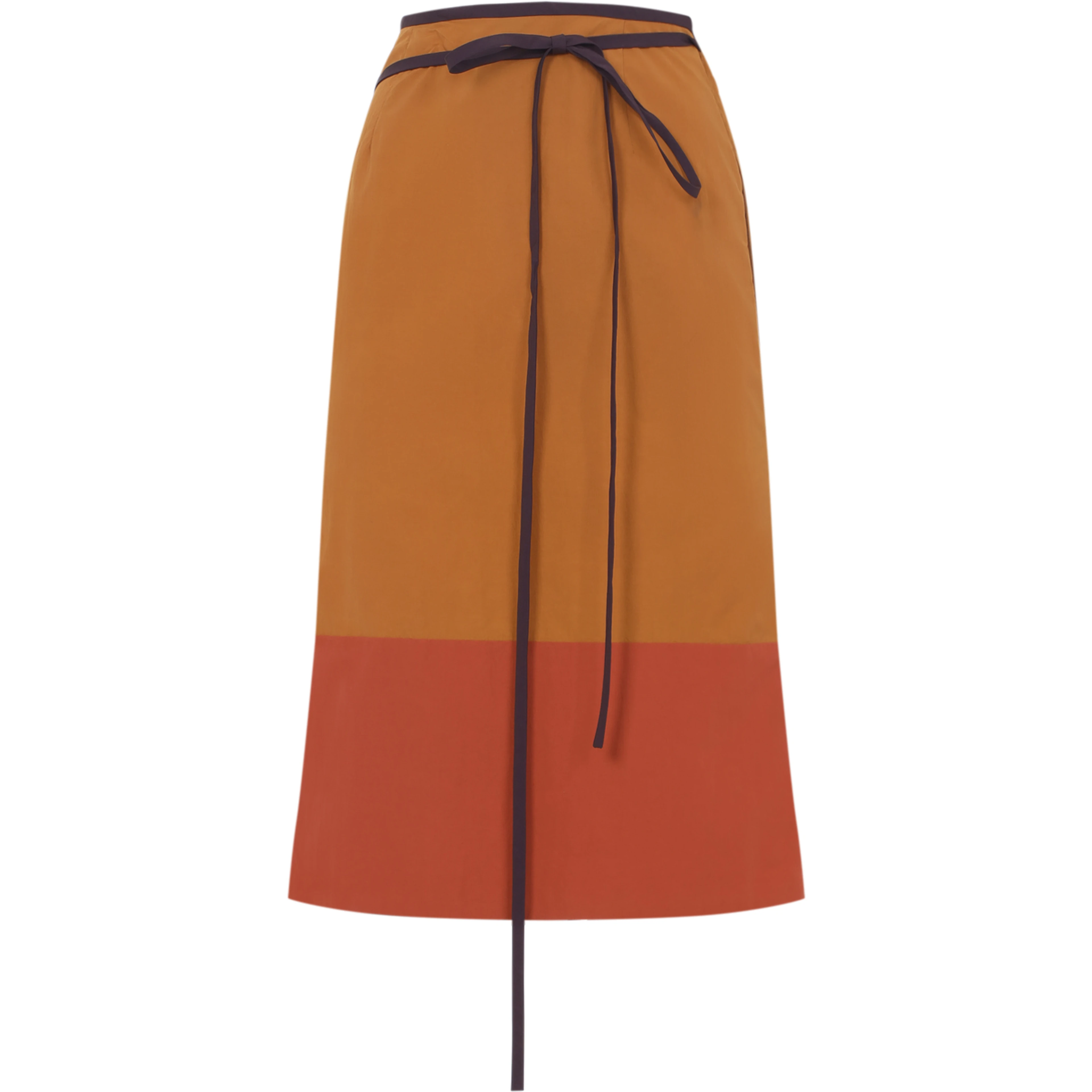 Saint Laurent Nylon Midi Skirt