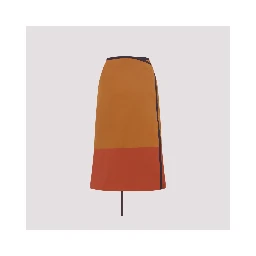Saint Laurent Nylon Midi Skirt