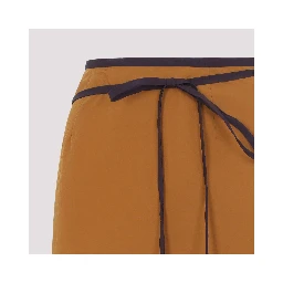 Saint Laurent Nylon Midi Skirt
