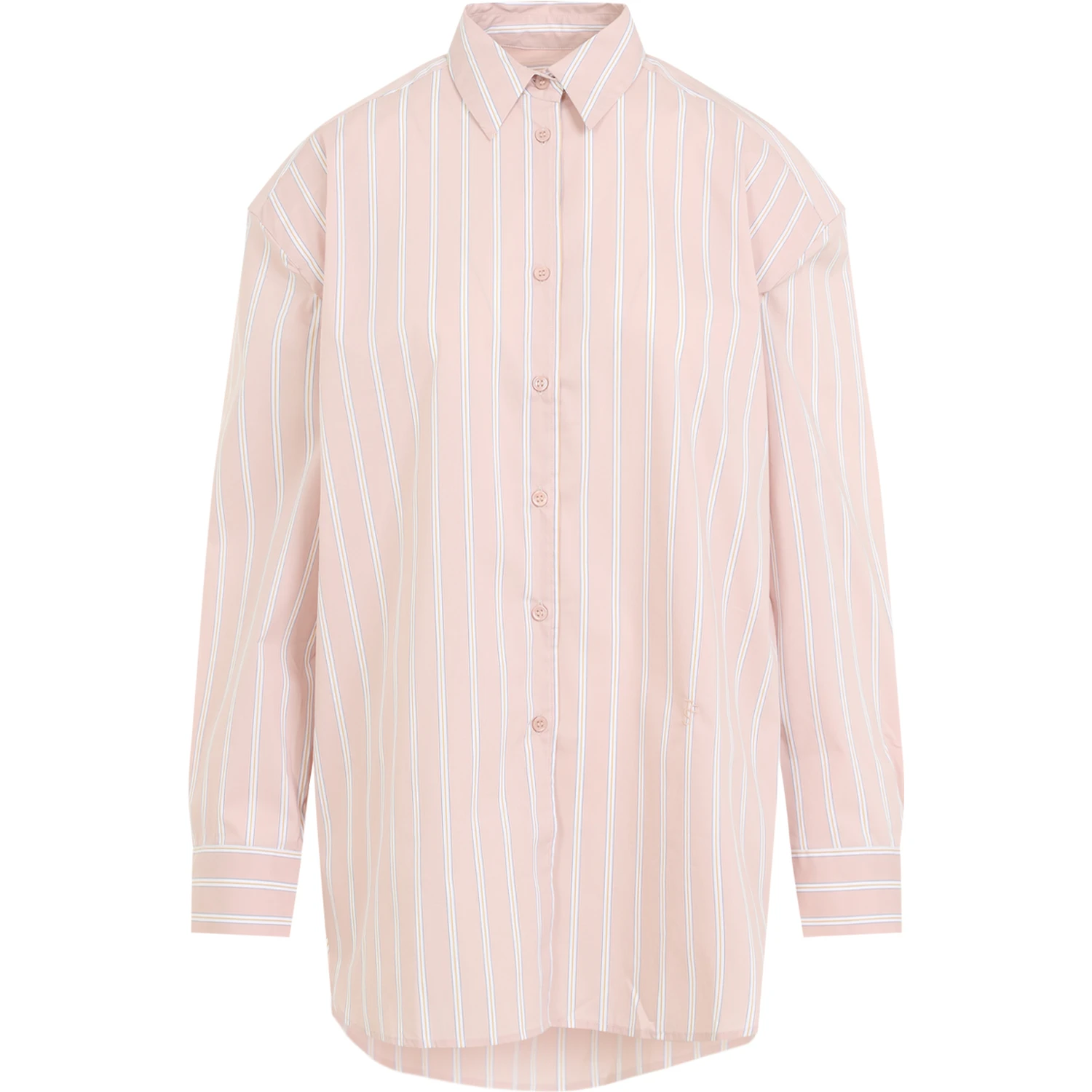 The Frankie Shop Oana Cotton Padded Shirt