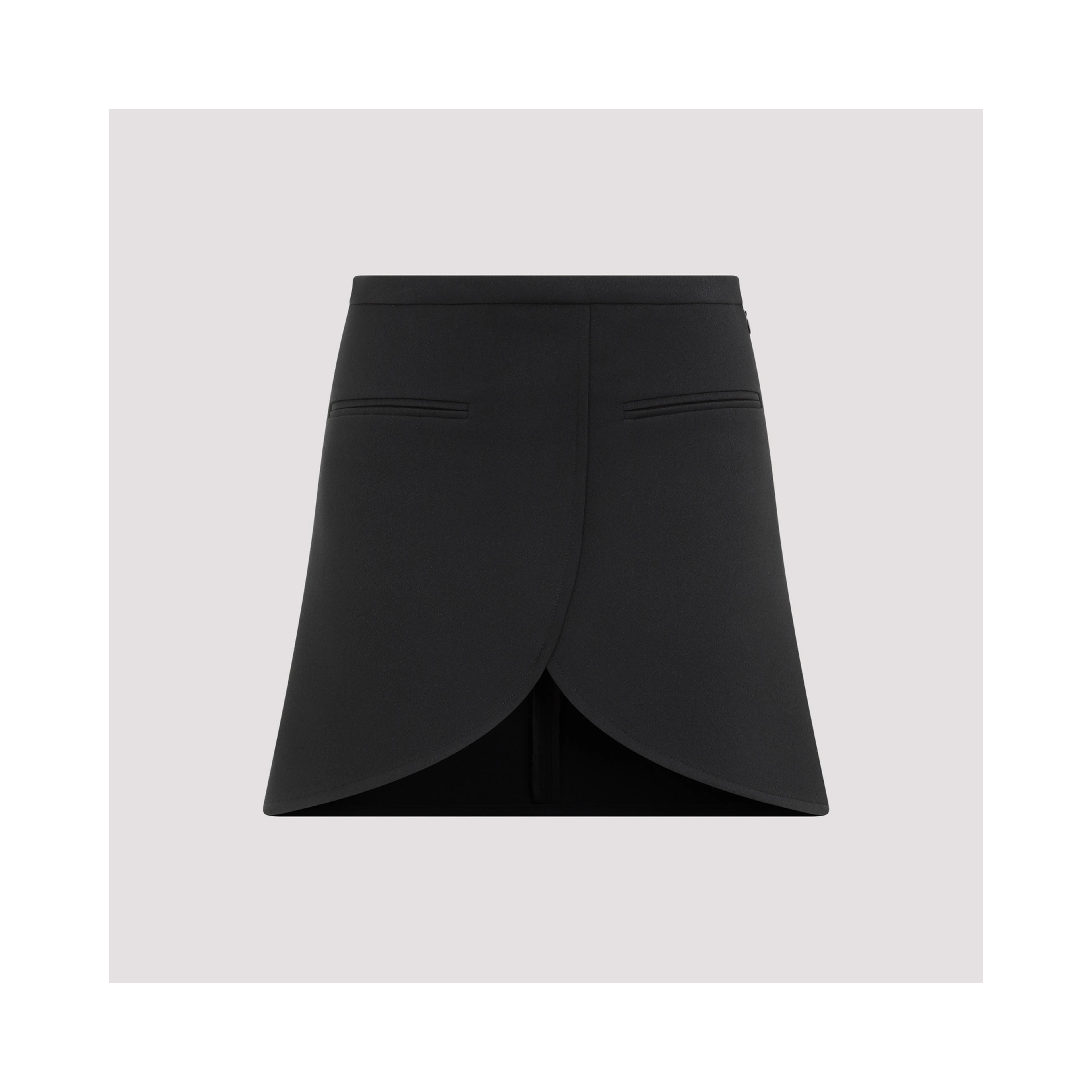 Courreges Ellipse Twill Mini Skirt