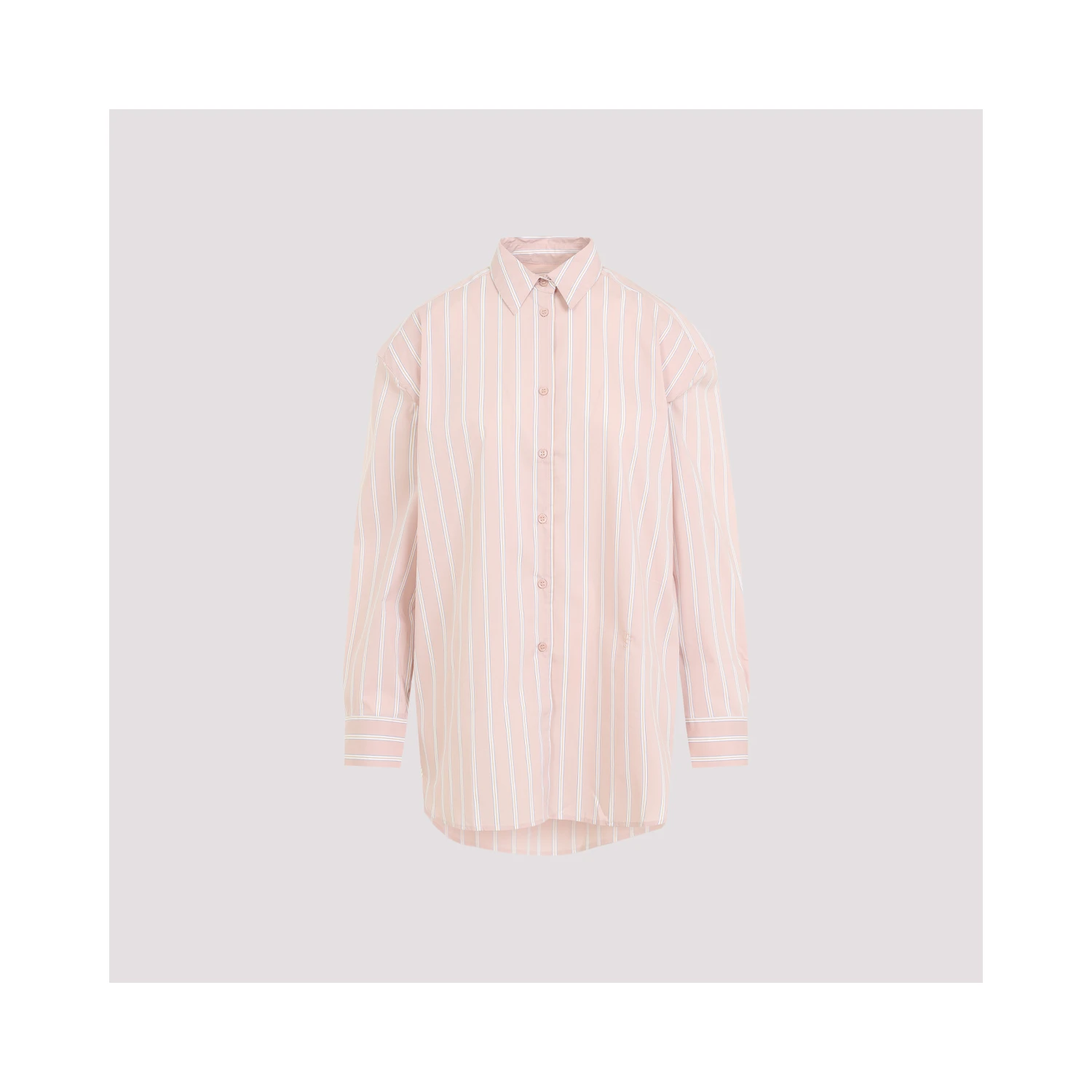 The Frankie Shop Oana Cotton Padded Shirt