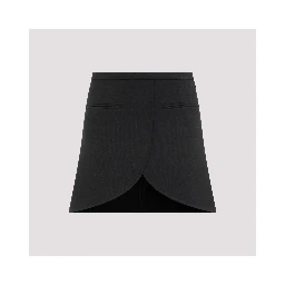 Courreges Ellipse Twill Mini Skirt