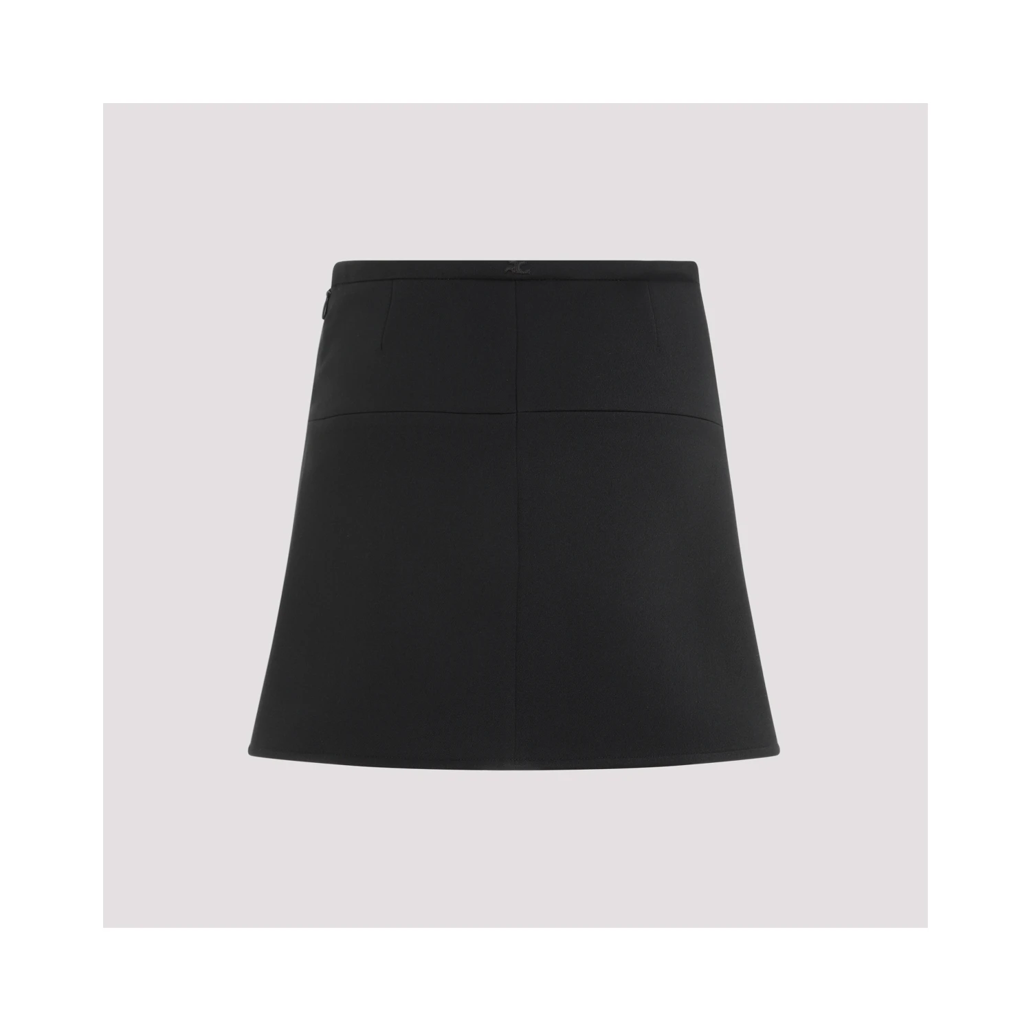 Courreges Ellipse Twill Mini Skirt
