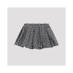 Miu Miu Plissé Check Mini Skirt