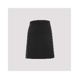 Courreges Ellipse Twill Mini Skirt