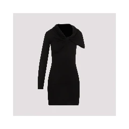 Saint Laurent Viscose Mini Dress