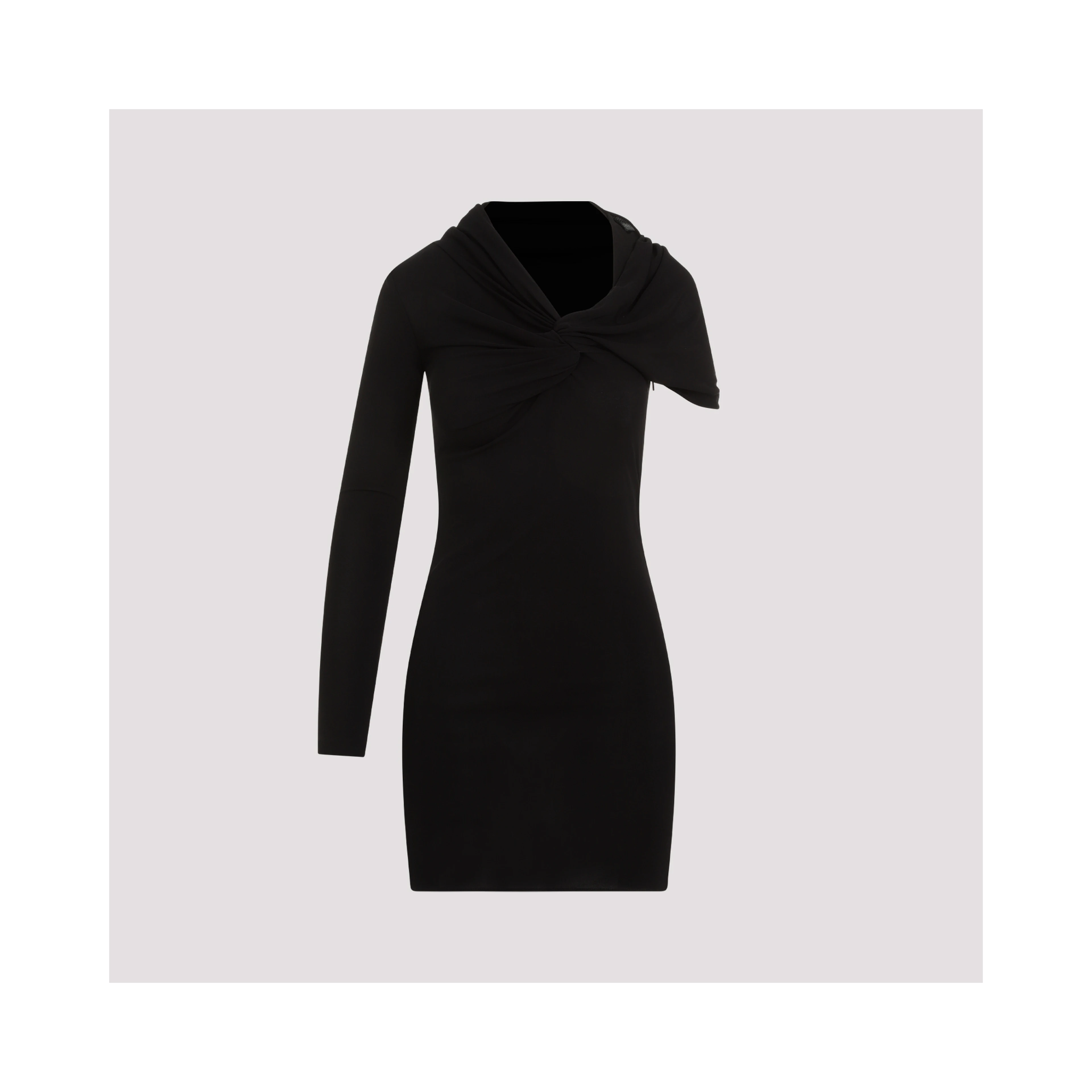 Saint Laurent Viscose Mini Dress