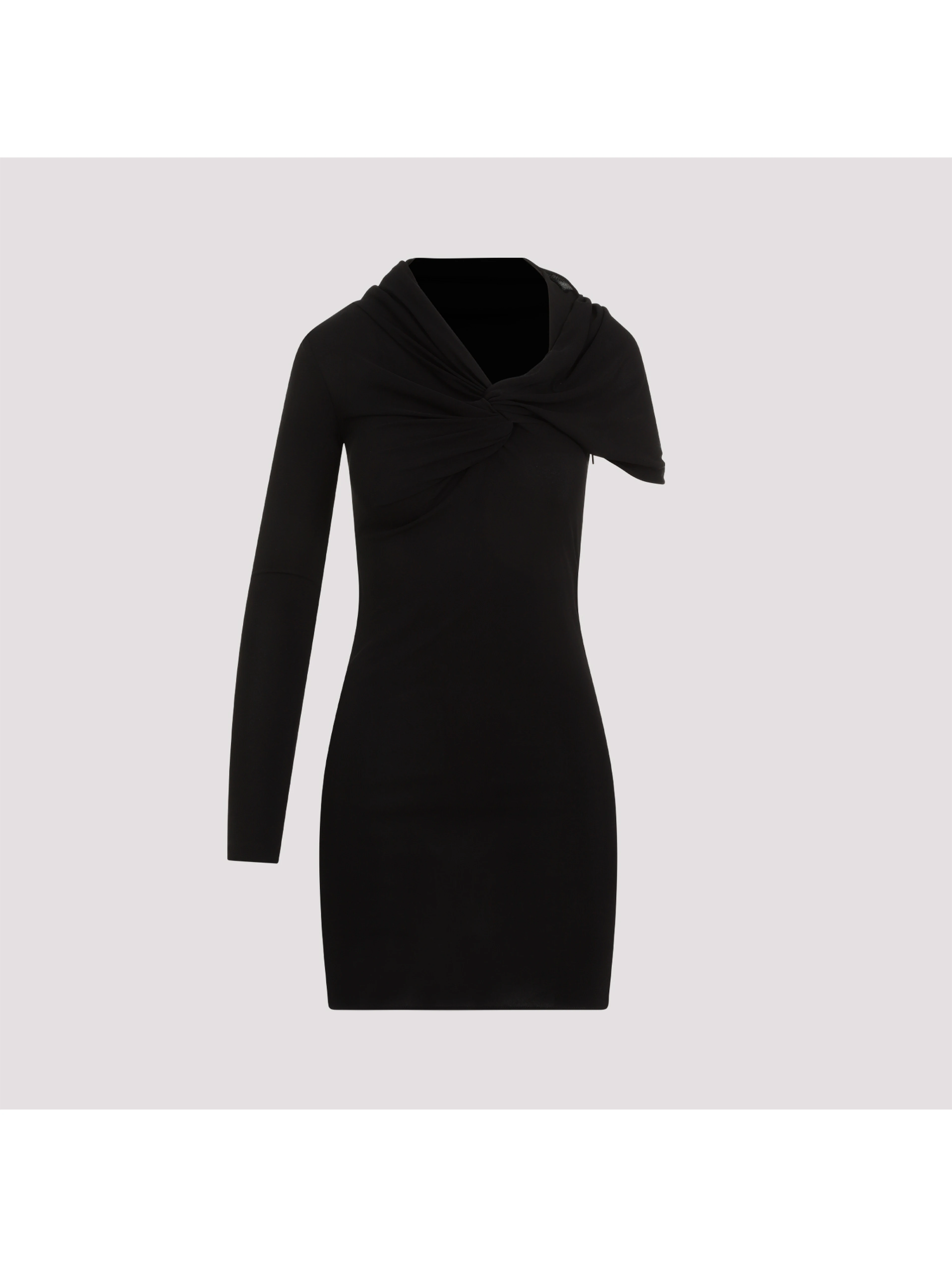 Saint Laurent Viscose Mini Dress
