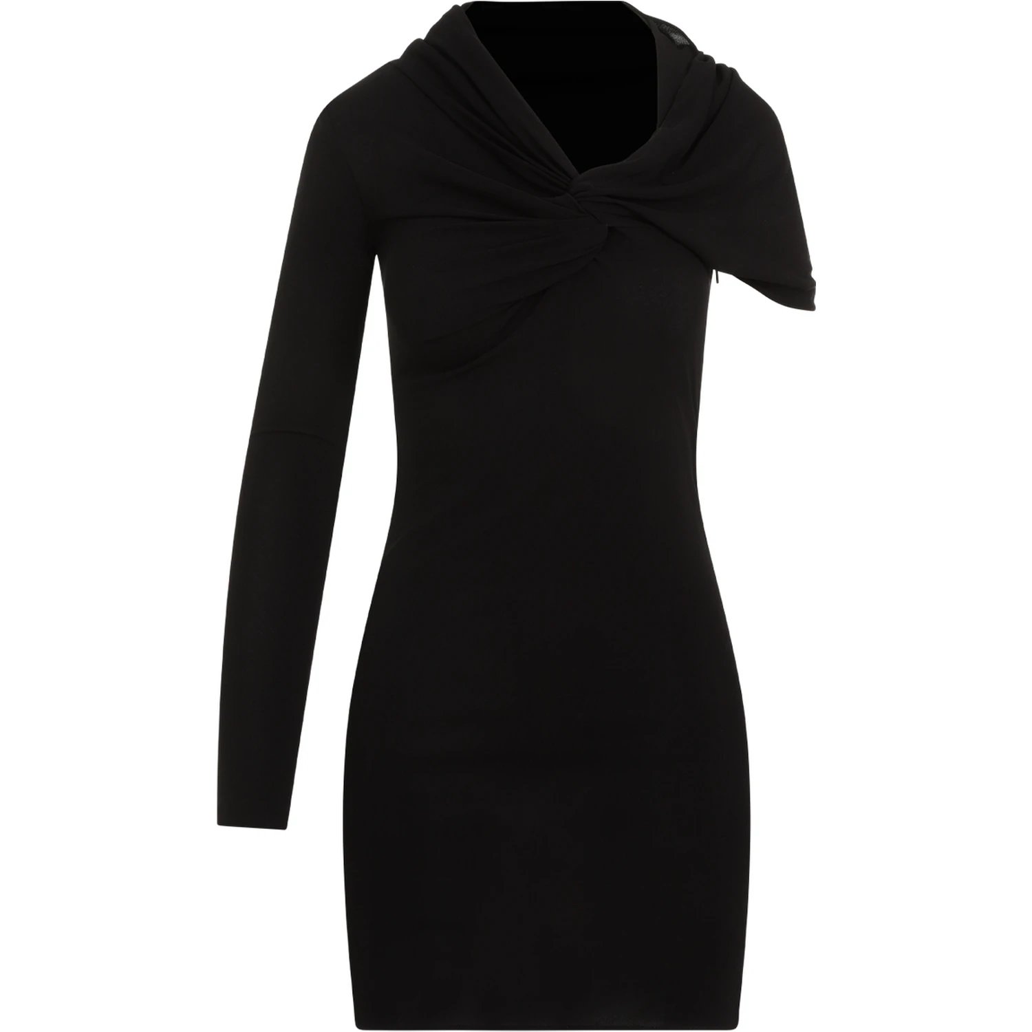 Saint Laurent Viscose Mini Dress