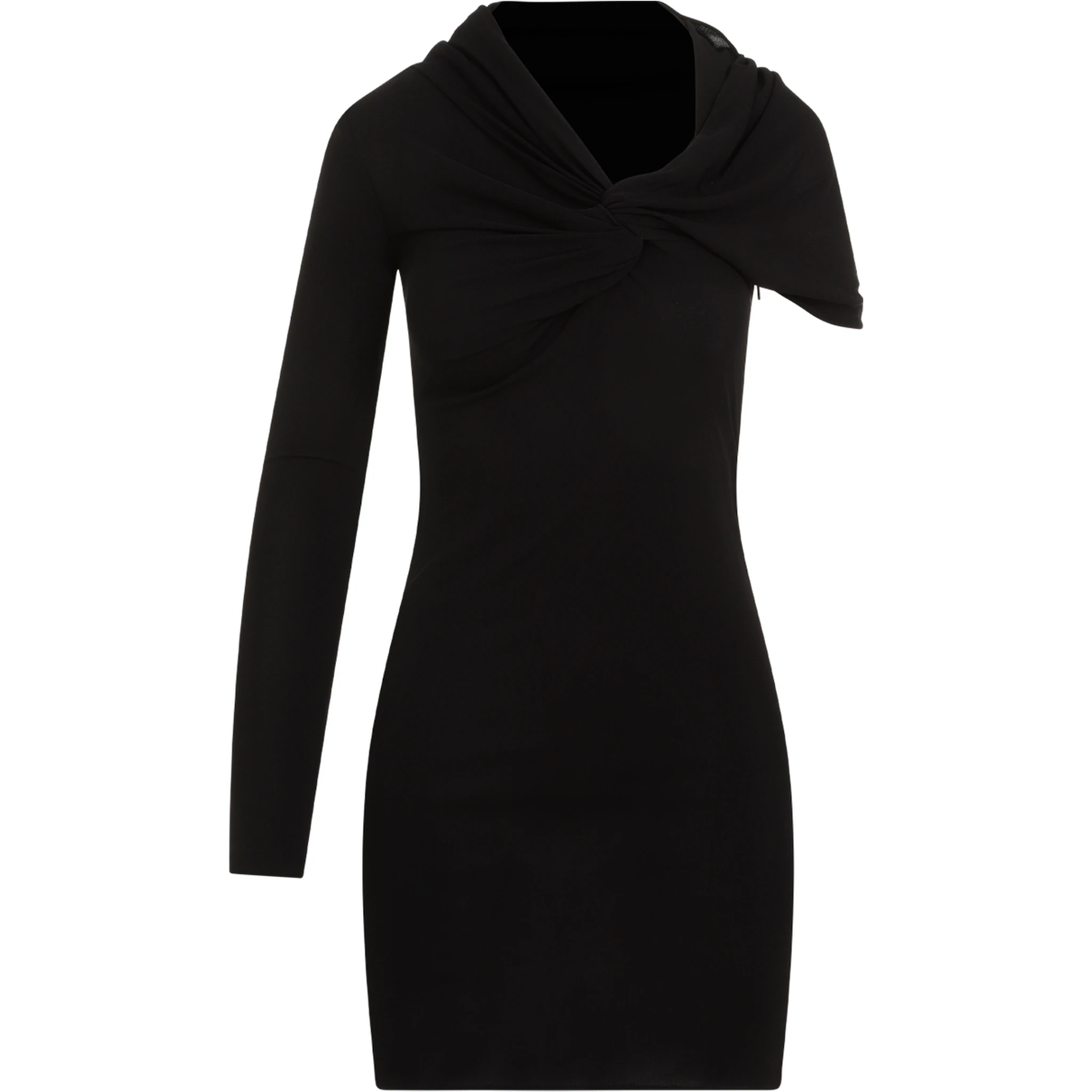 Saint Laurent Viscose Mini Dress