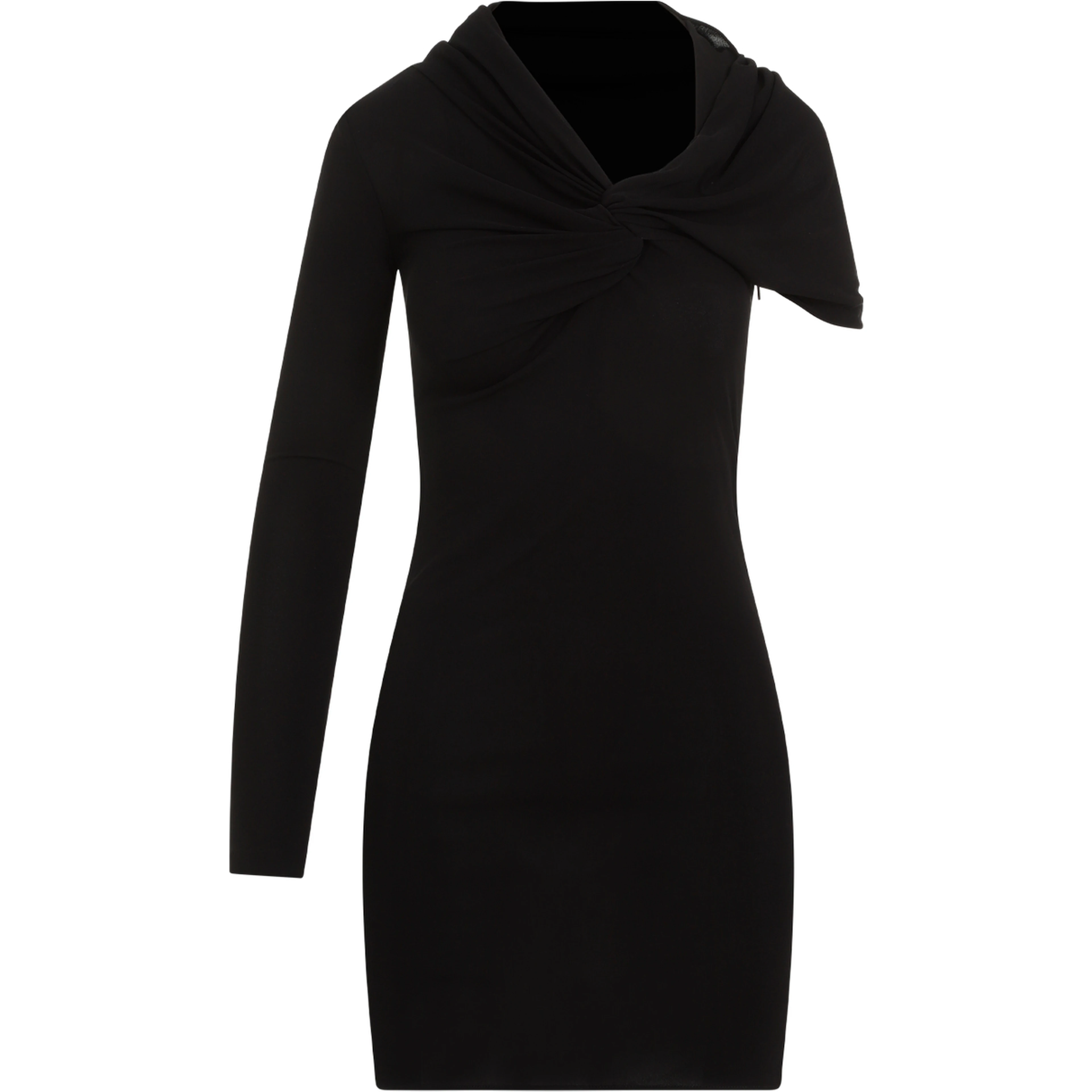 Saint Laurent Viscose Mini Dress