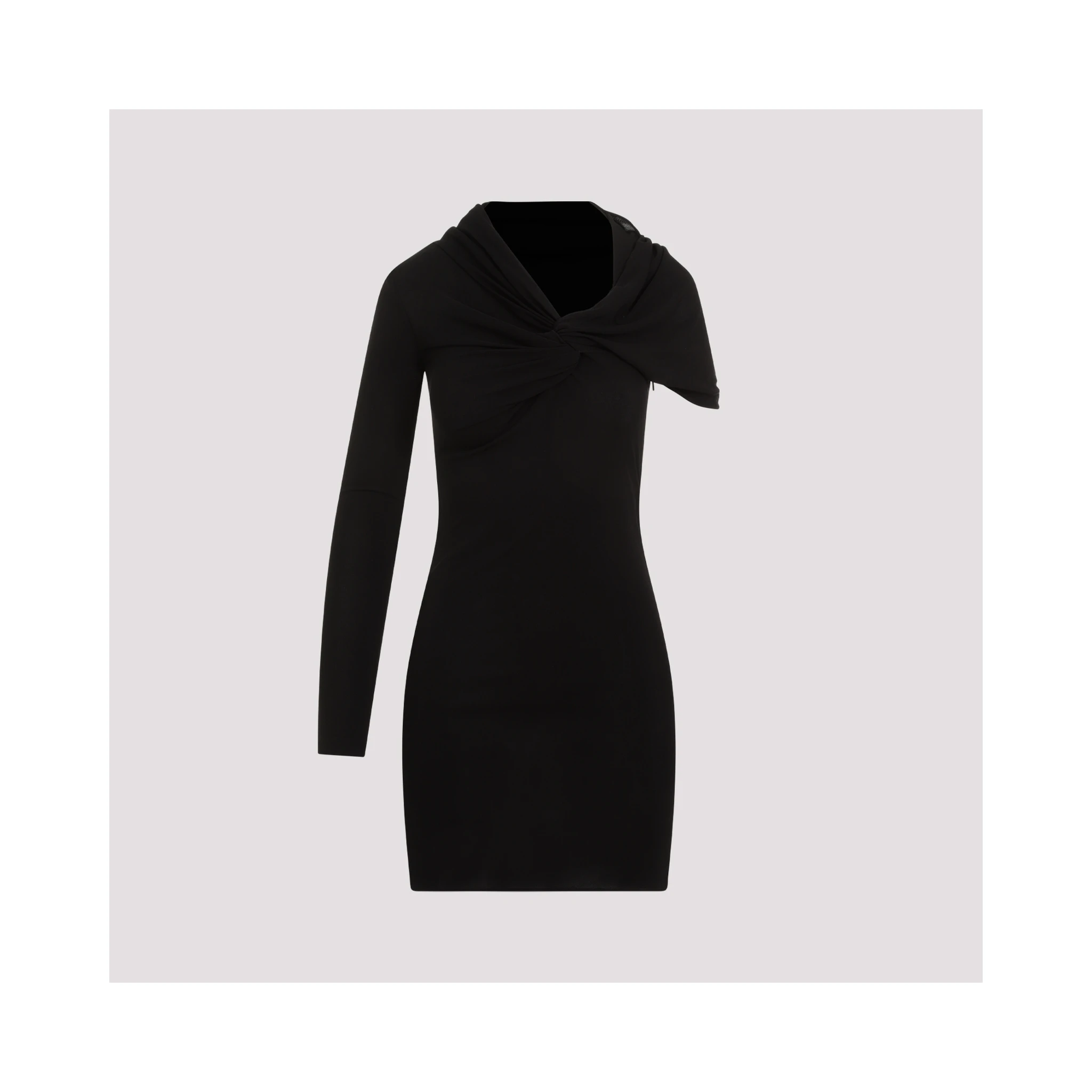 Saint Laurent Viscose Mini Dress