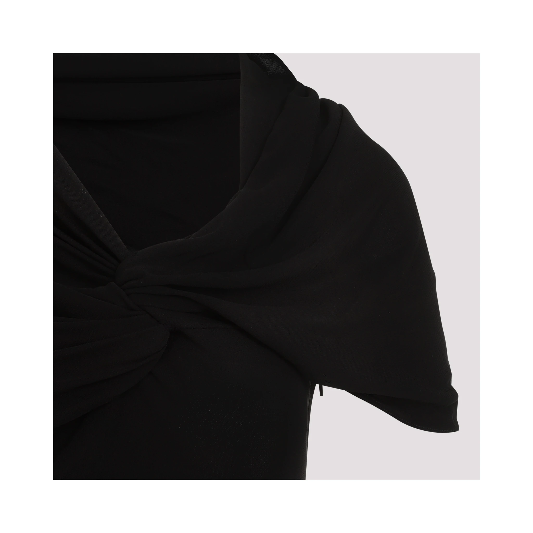 Saint Laurent Viscose Mini Dress