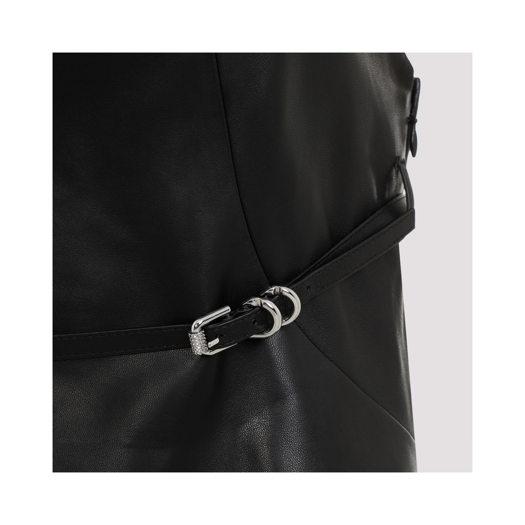 Givenchy Voyou Leather Mini Dress