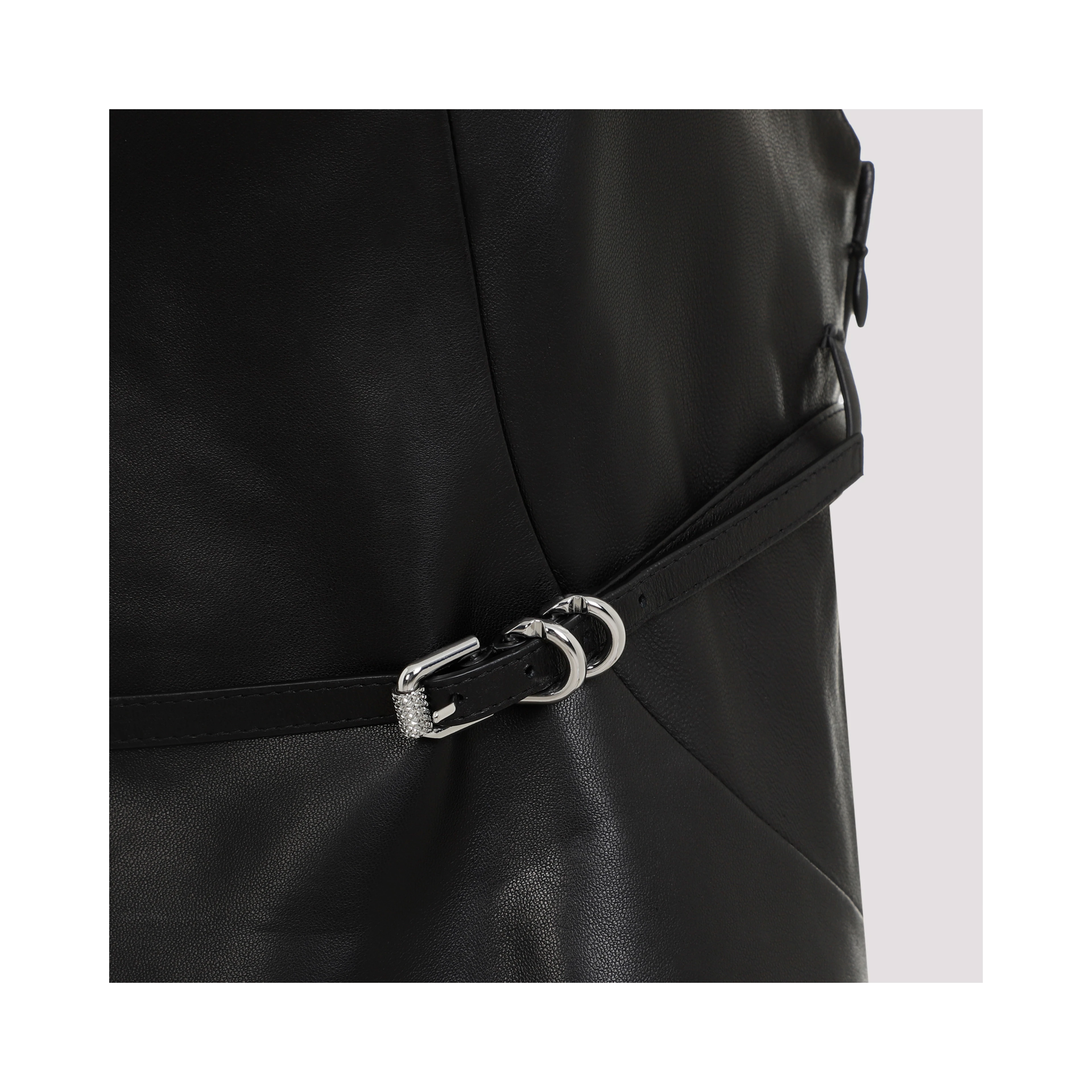 Givenchy Voyou Leather Mini Dress