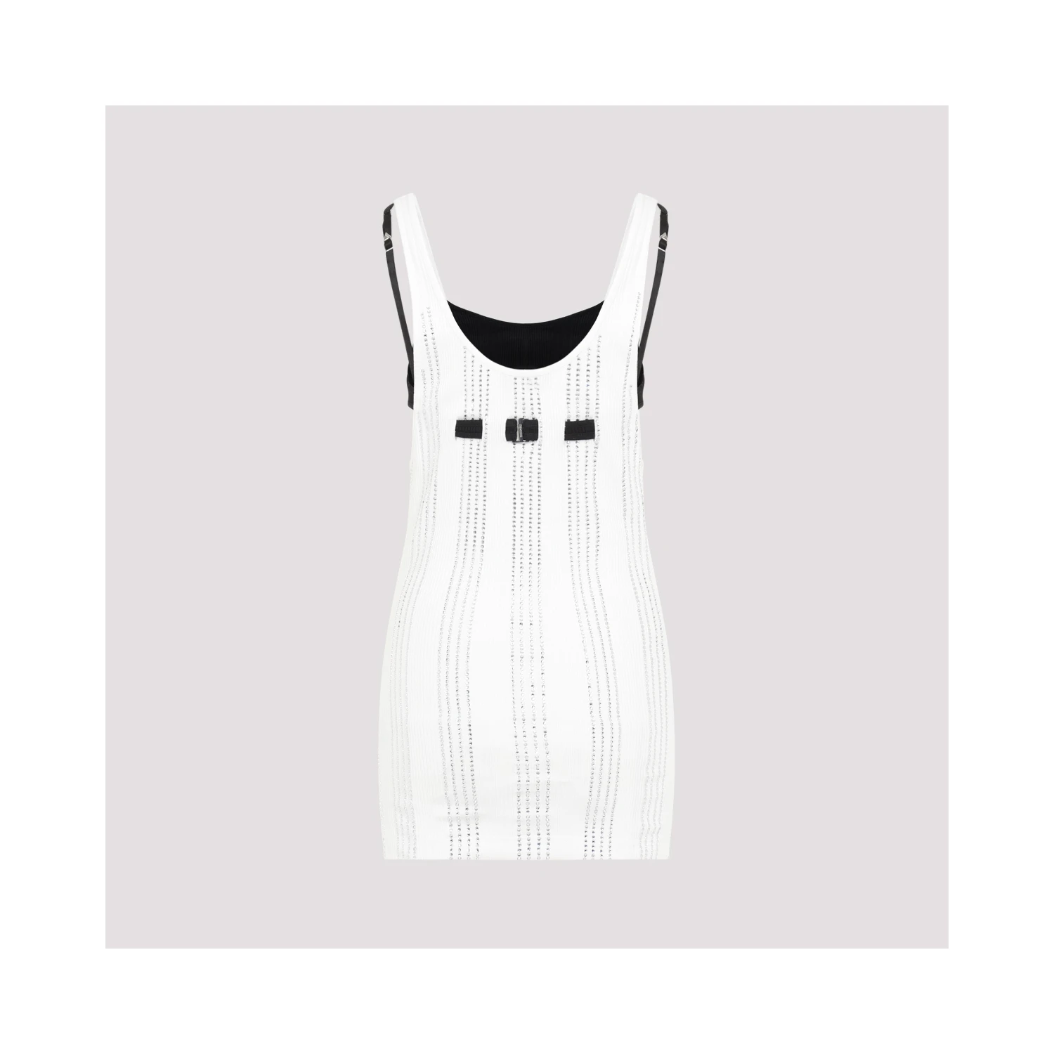 The Attico Flat Ribbed Jersey Tank Top