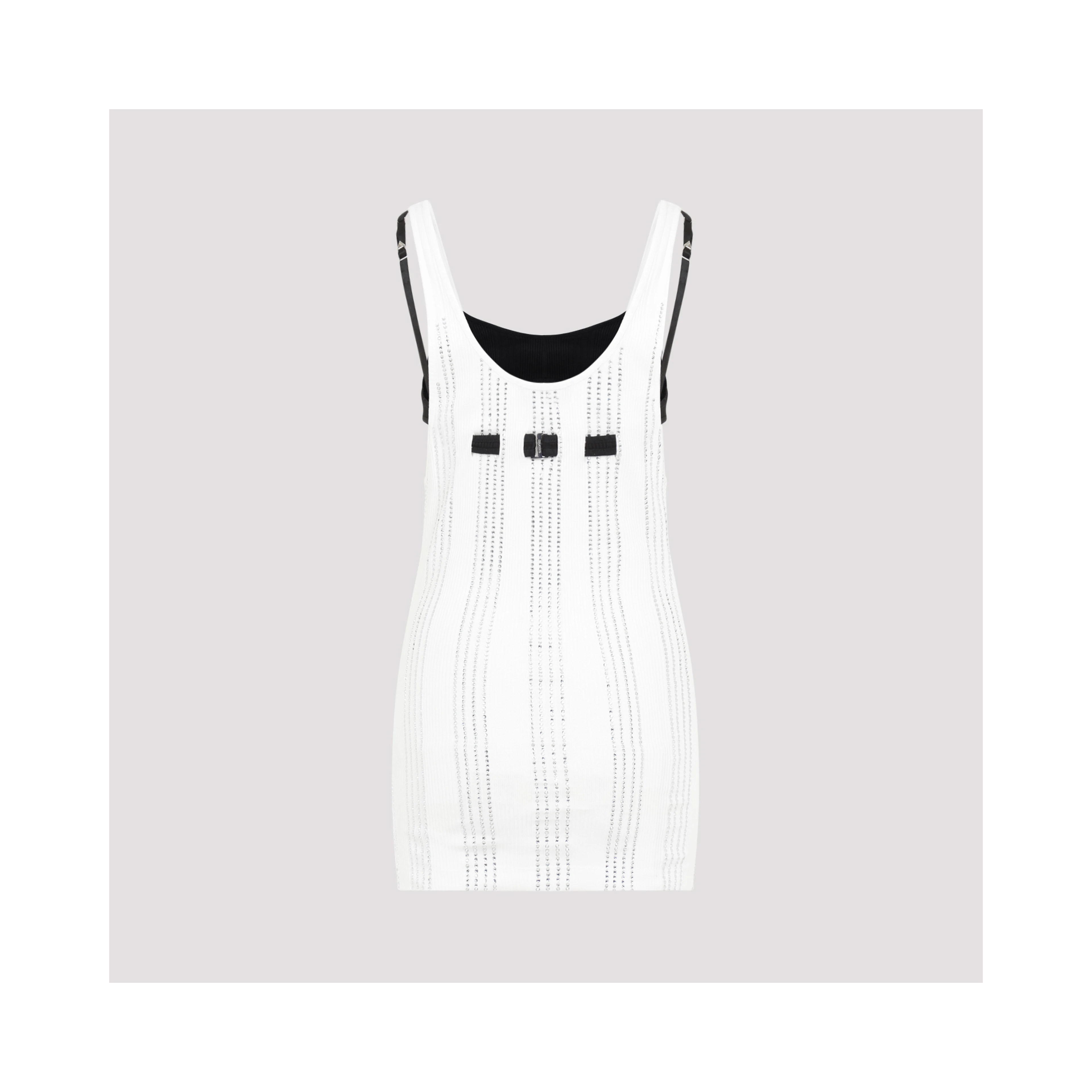 The Attico Flat Ribbed Jersey Tank Top