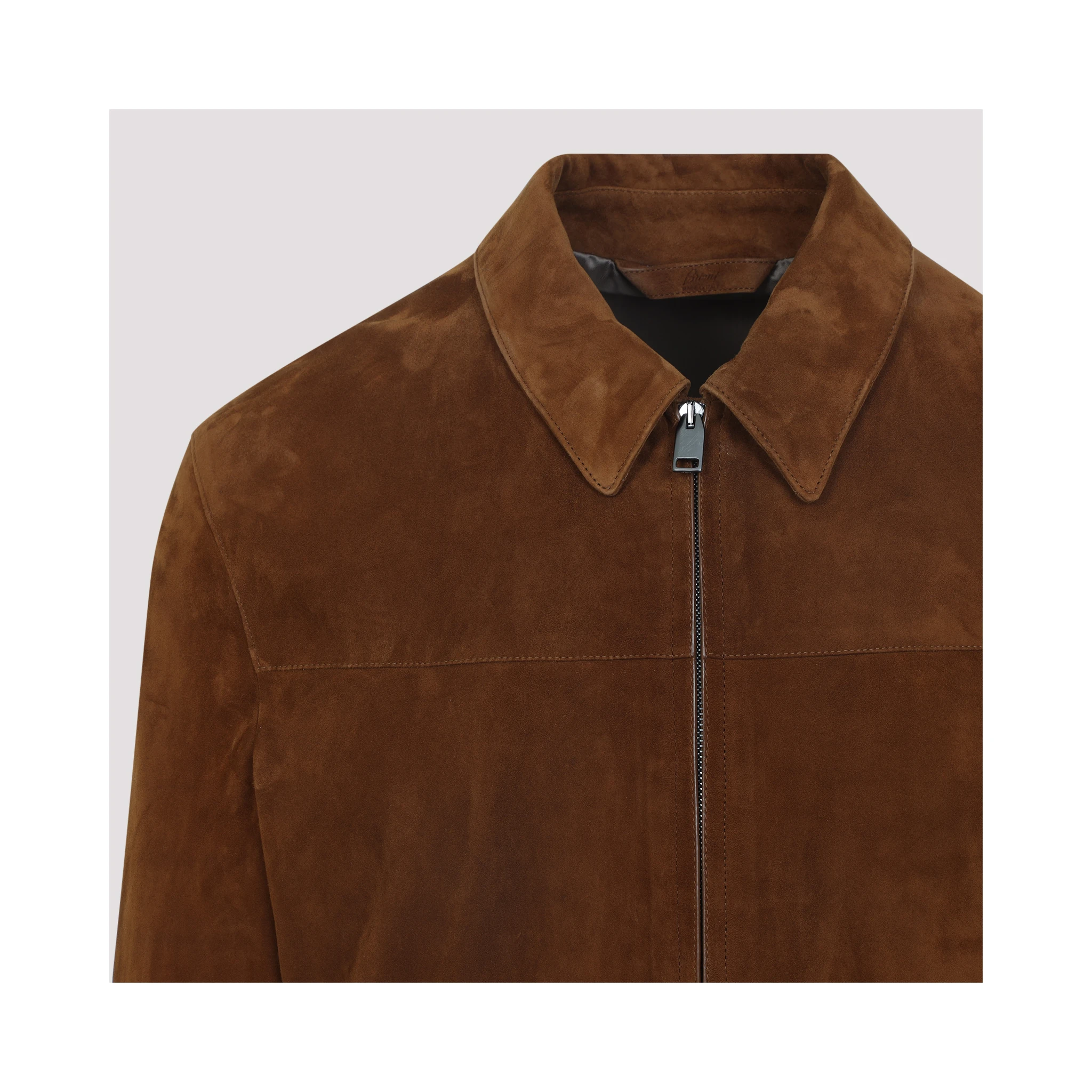 Brioni Suede Leather Jacket