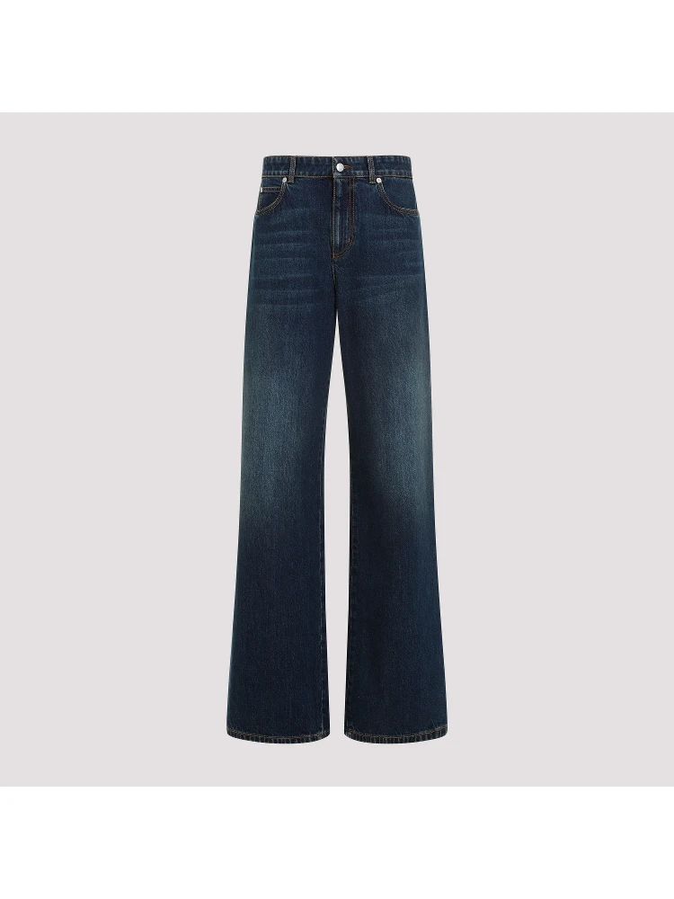 Alexander McQueen Cotton Jeans