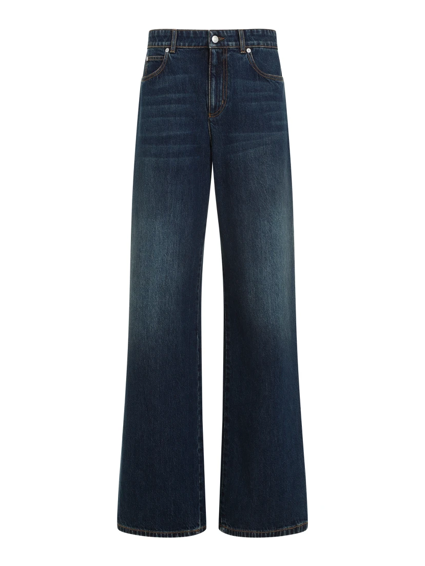 Alexander McQueen Cotton Jeans