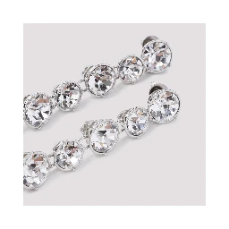 Jean Paul Gaultier Long Diamond Earrings