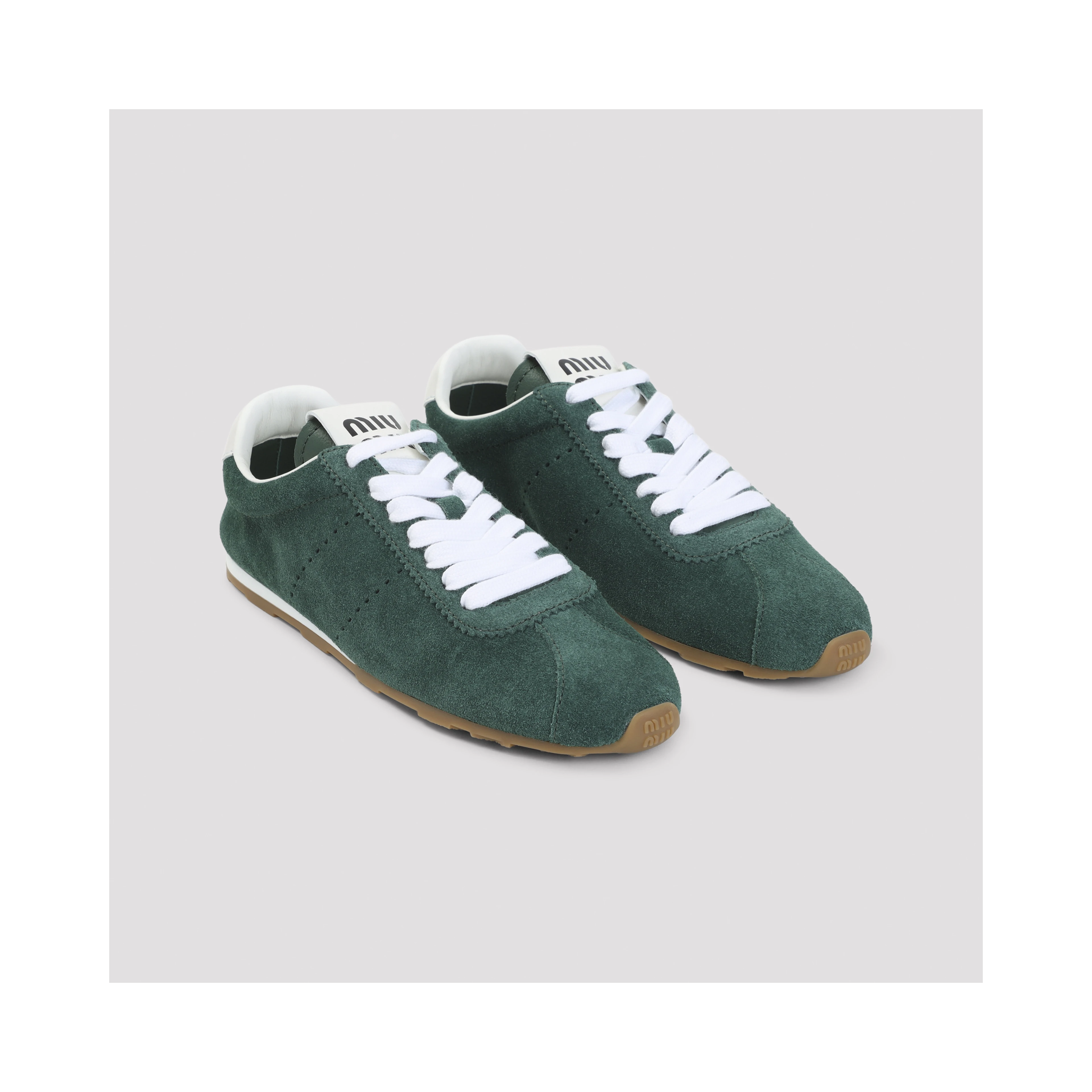 Miu Miu Lace Up Sneakers