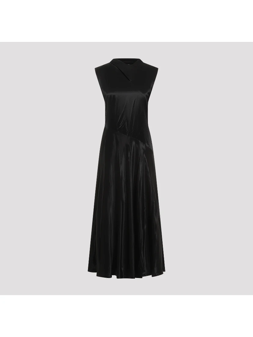 Jil Sander Cupro Long Dress