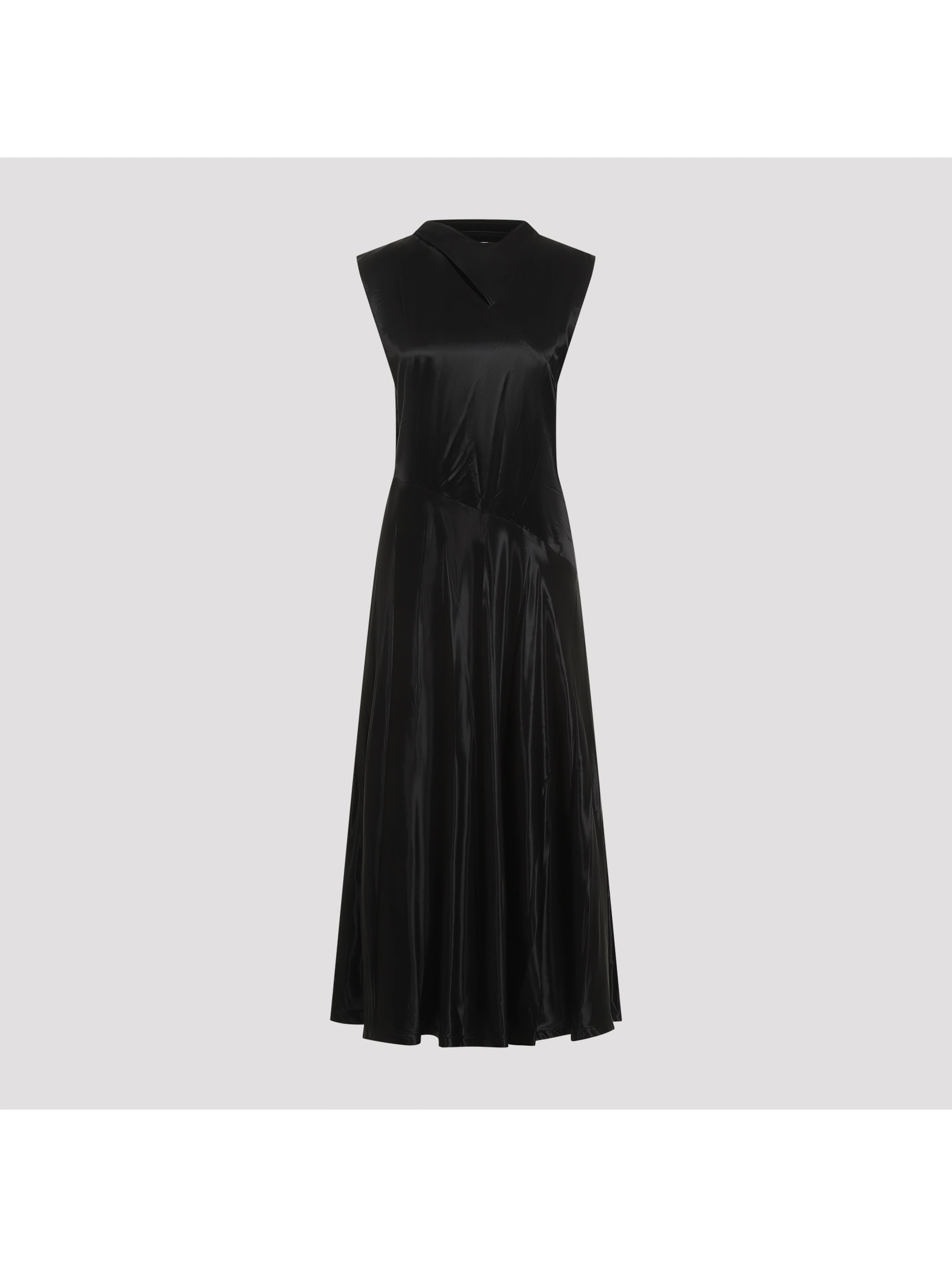 Jil Sander Cupro Long Dress