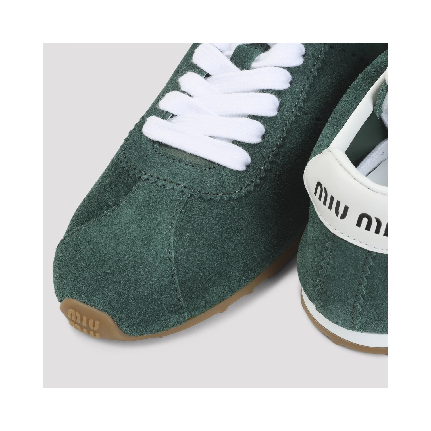 Miu Miu Lace Up Sneakers