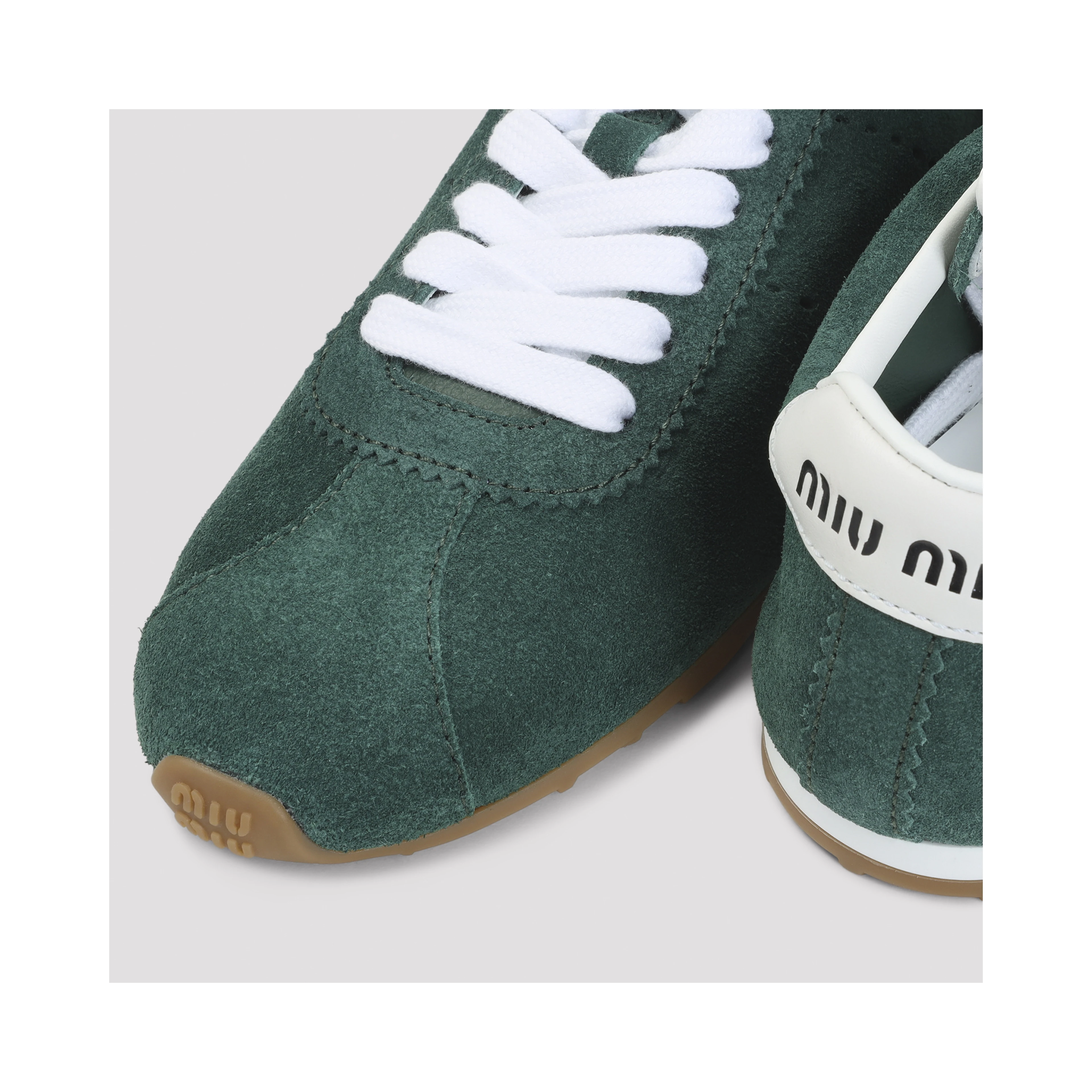 Miu Miu Lace Up Sneakers