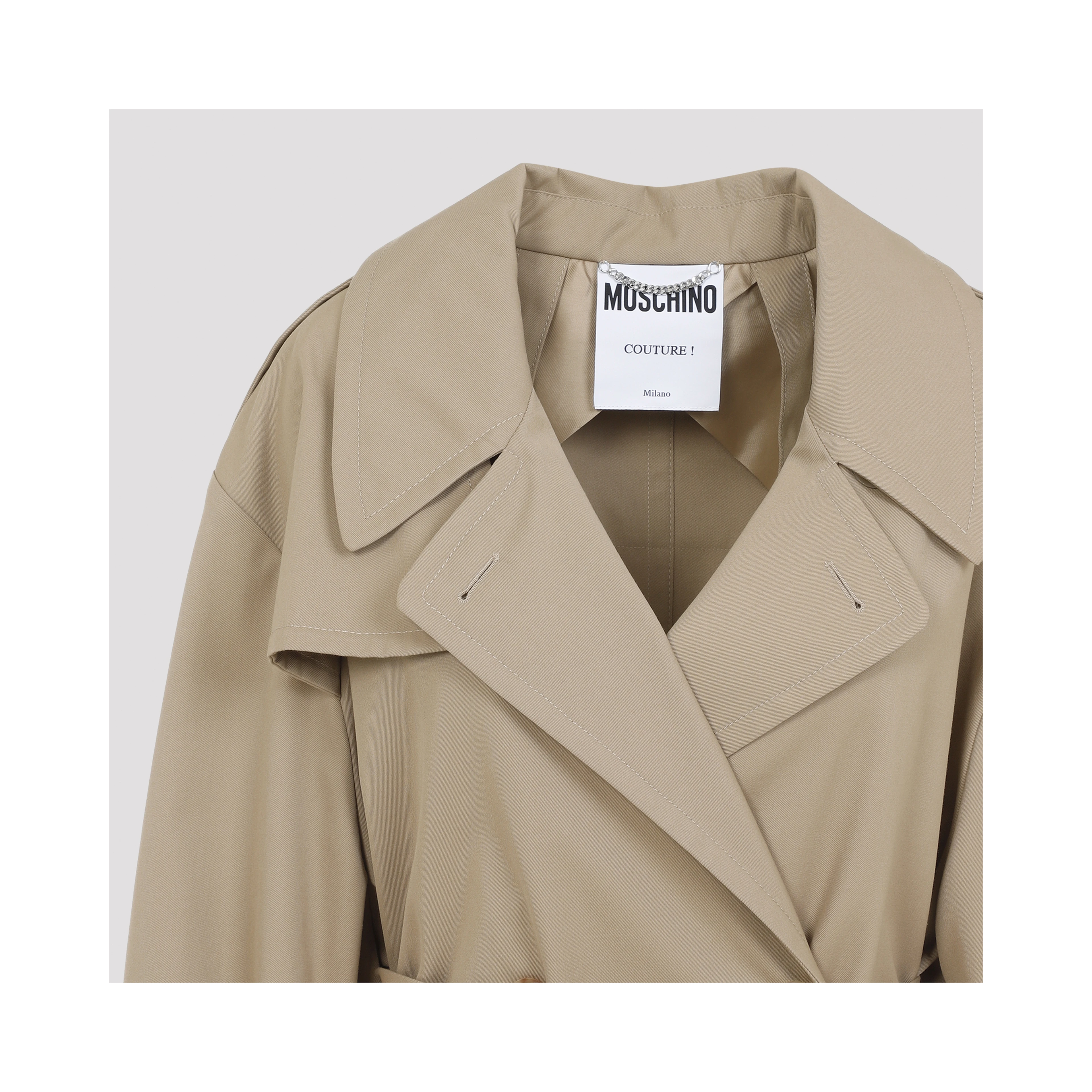 Moschino Cotton Nylon Coat
