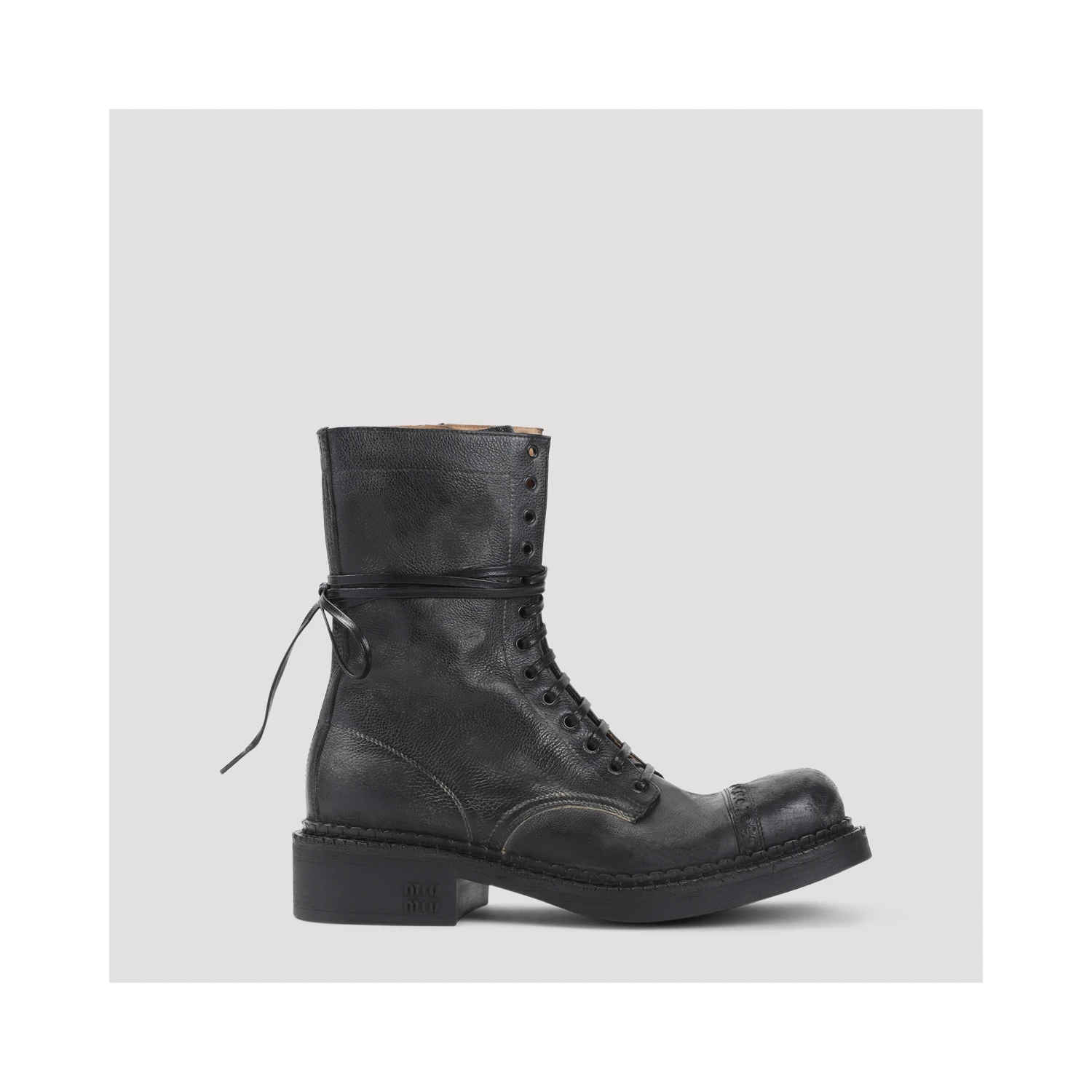 Miu Miu Laced Ankle Boots