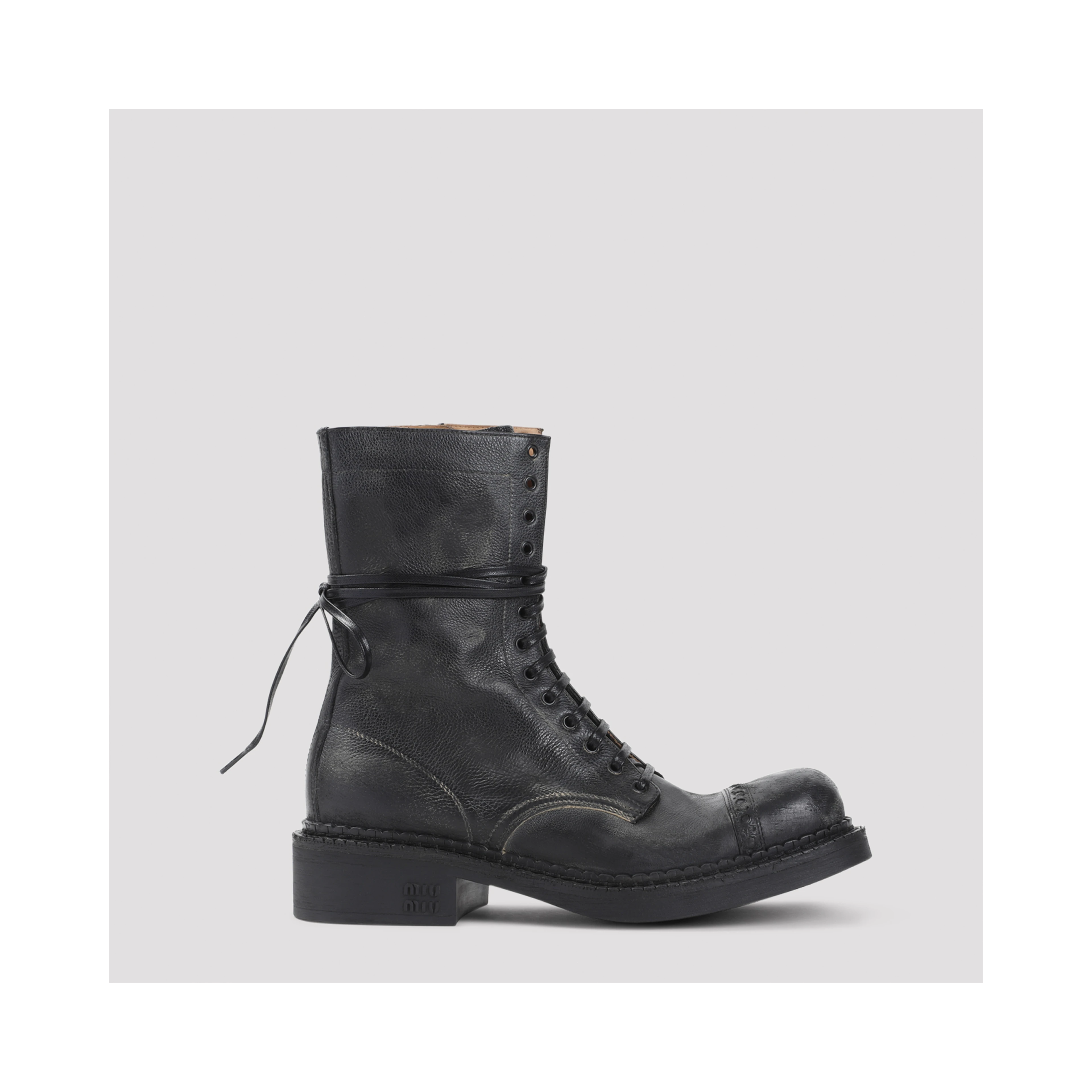 Miu Miu Laced Ankle Boots