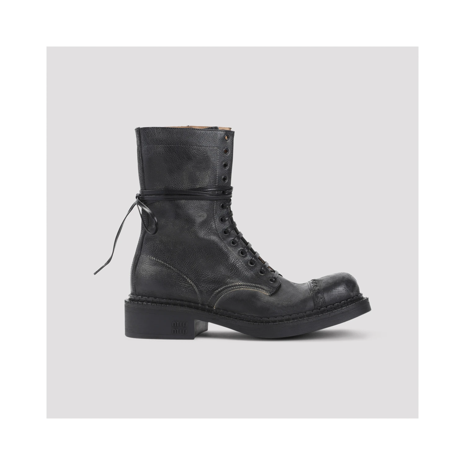 Miu Miu Laced Ankle Boots
