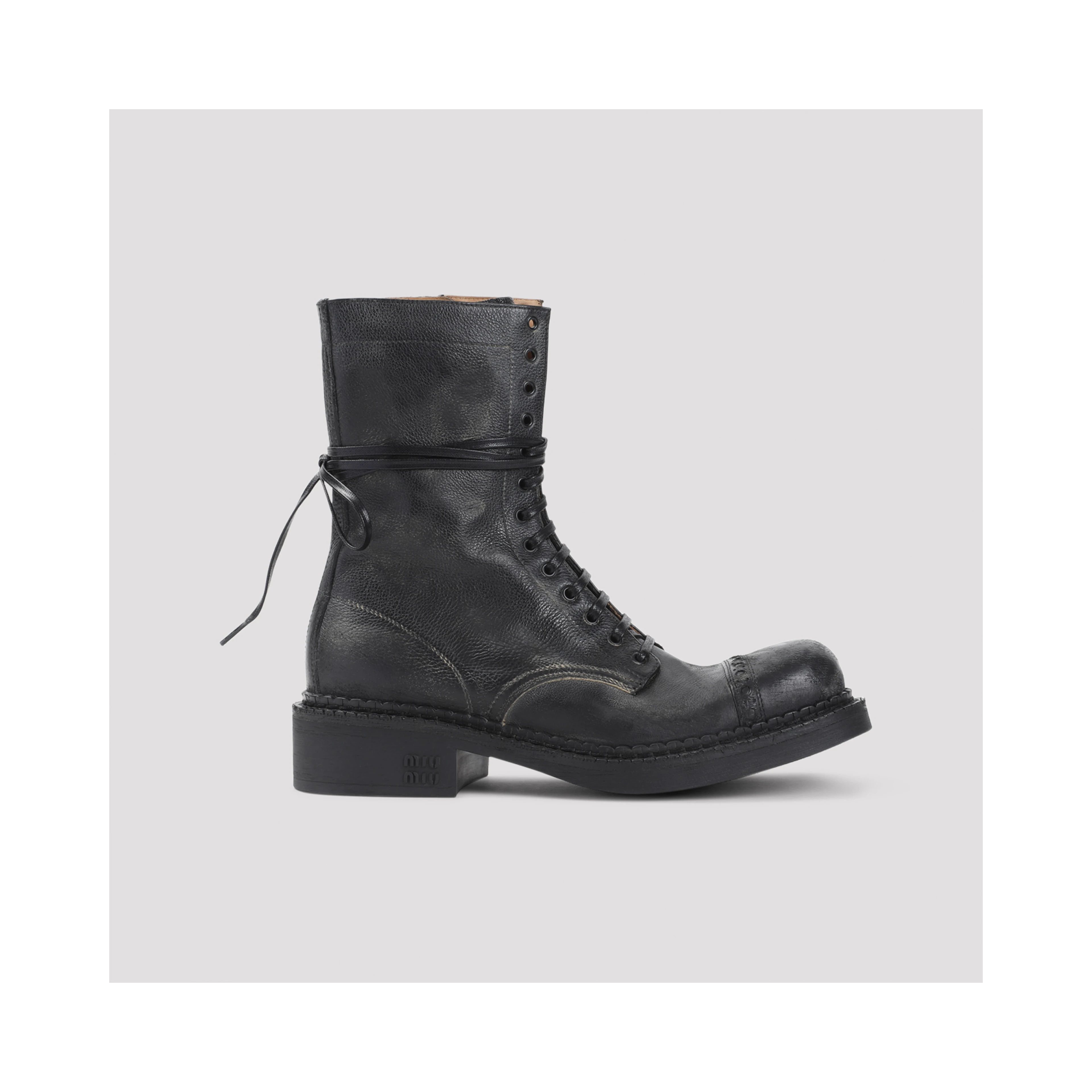 Miu Miu Laced Ankle Boots