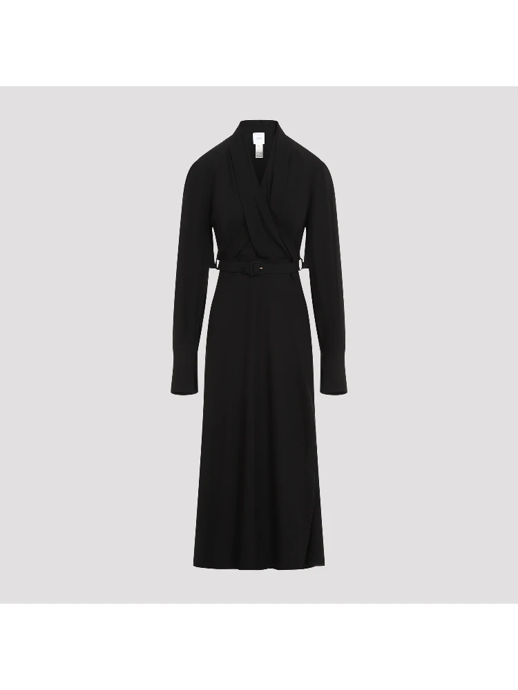 Patou Draped Maxi Day Dress